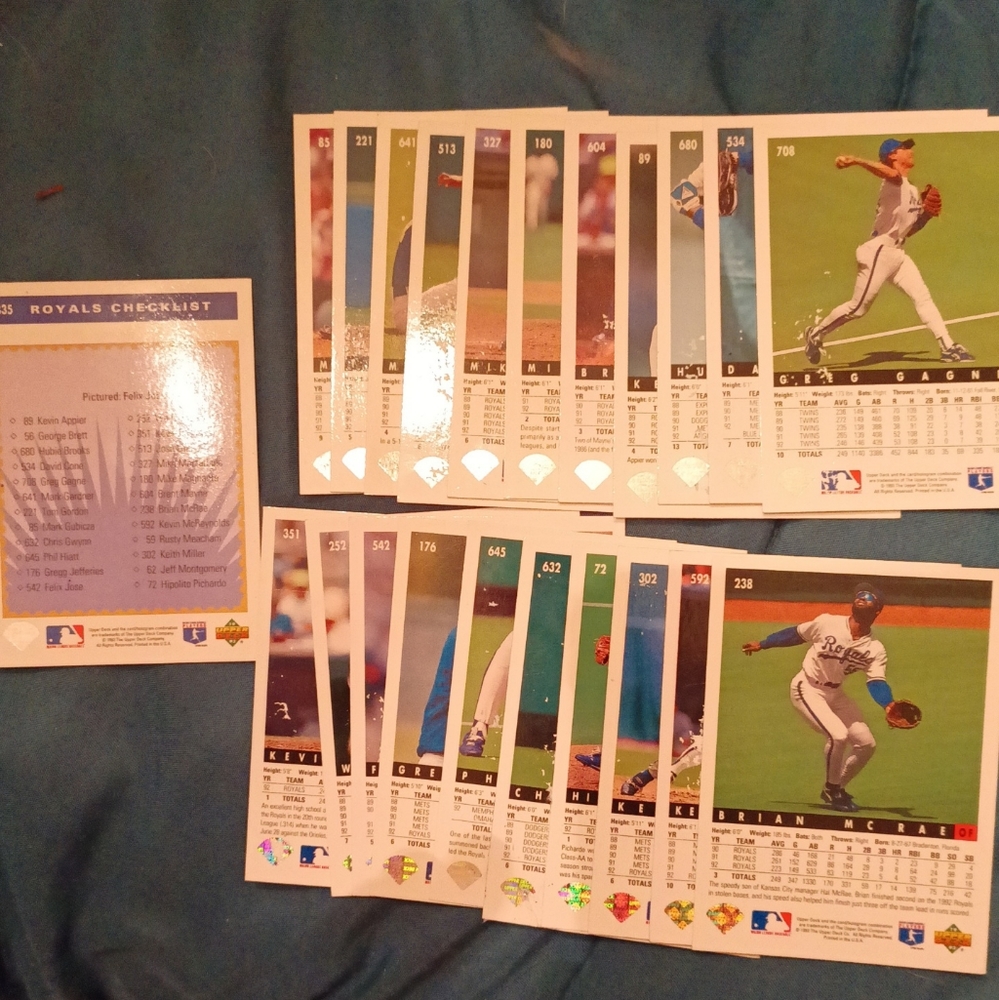 Baseball cards